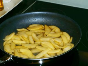 pommes flambees