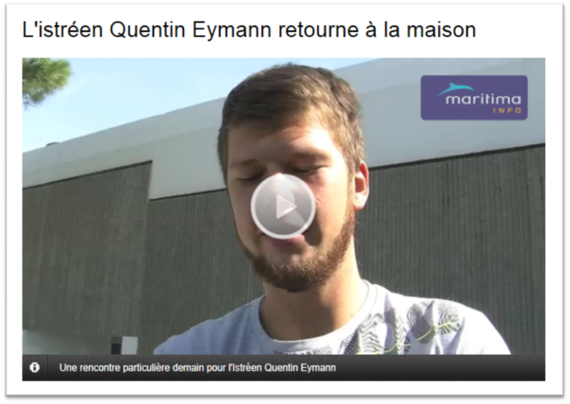 Quentin Eymann de retour...
