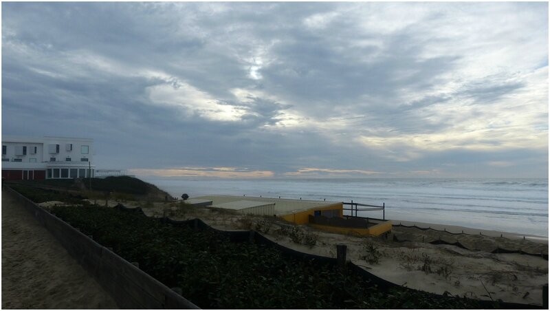 Photo-apres-tempete-promenade-sable-biscarrosse-plage