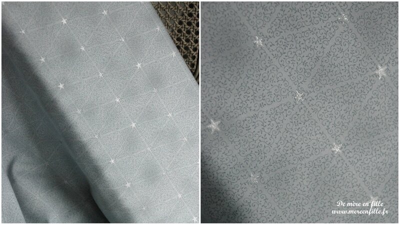 gris étoiles argent