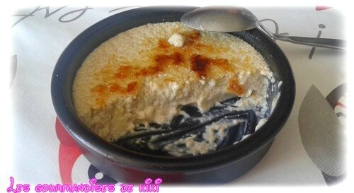 Crème brûlée à la pistache