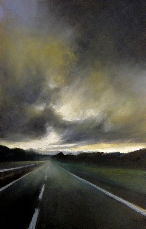 K'nowhere 57, 2016, pastel à l'huile, 48 x 32 cm