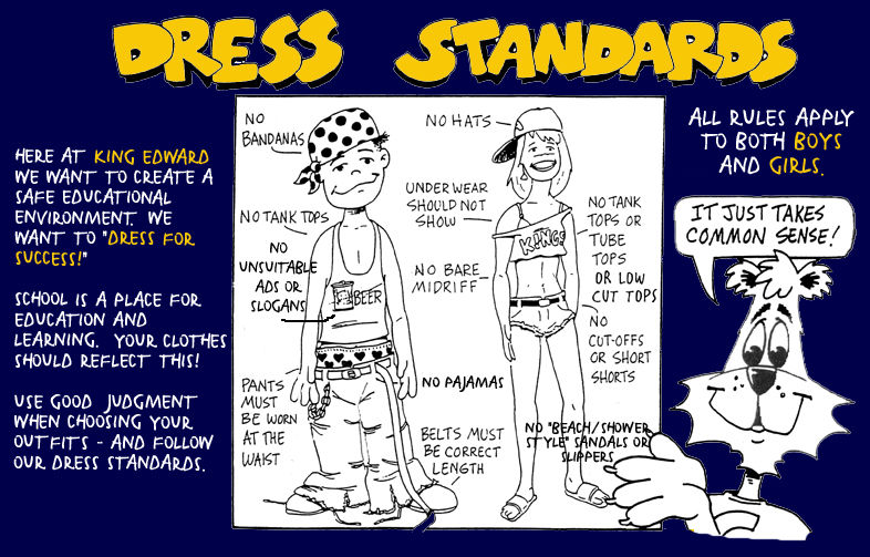 school dresscode Dress code the standards for dress code at community christian school allow for a modest and uniform look to our student body the requirements for 8th-12th grade students are more specific. school dresscode Dress code the standards for dress code at community christian school allow for a modest and uniform look to our student body the requirements for 8th-12th grade students are more specific.