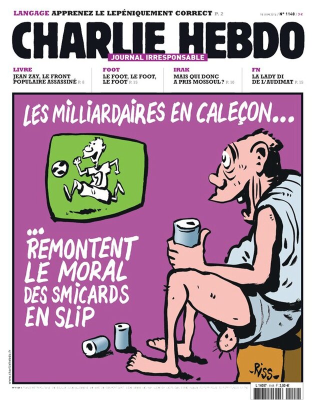 Charlie Hebdo et les supporters chomeurs