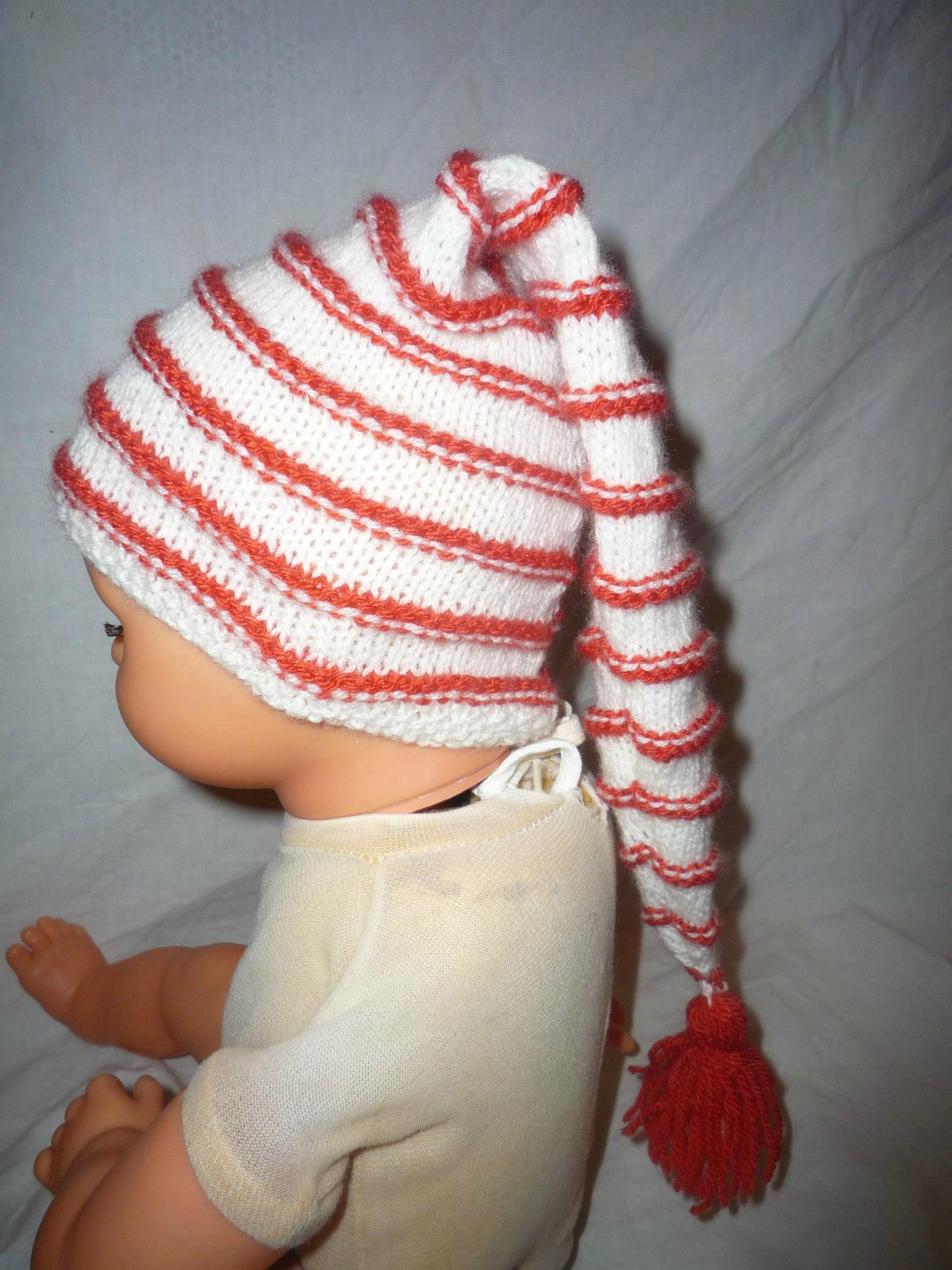 tricoter un bonnet de lutin