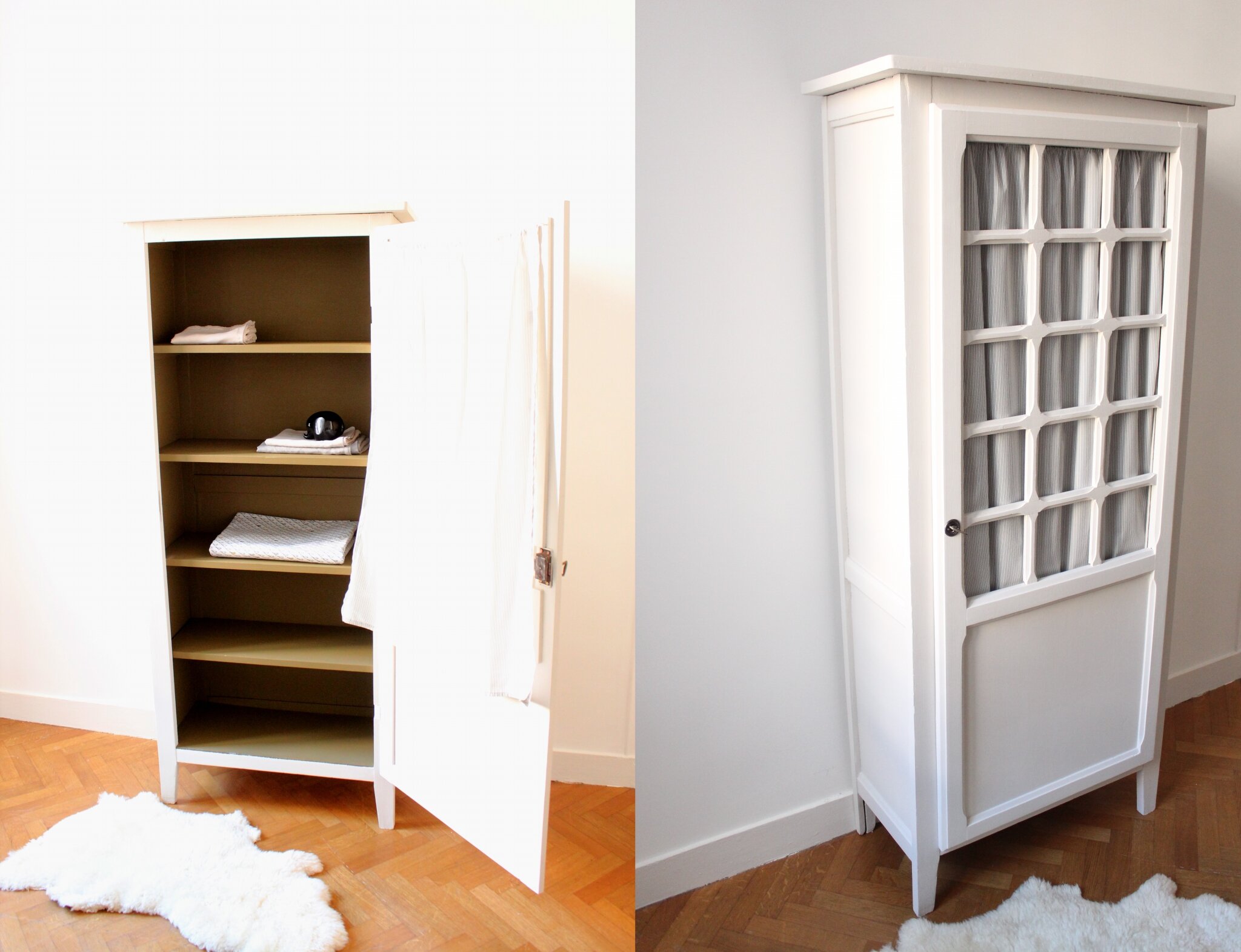 Petite armoire vitrine vintage trendy little