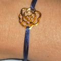 b) Argent massif ou plaqué or / Silver or gold-plated Bracelet