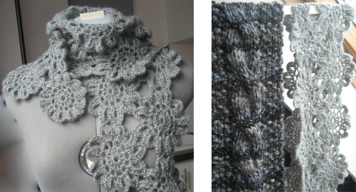 tricoter une echarpe avec un crochet