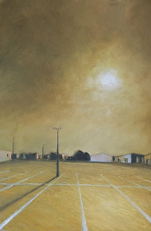 K nowhere 39, un dimanche de novembre pastel 32 x 48 cm