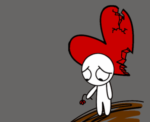 brokenheartredcartoon