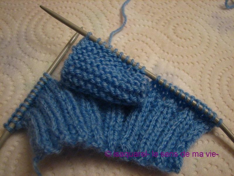 comment tricoter 3 fils ensemble