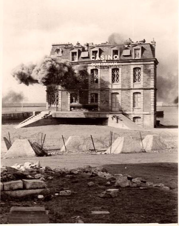 Attaque casino ouistreham 1944