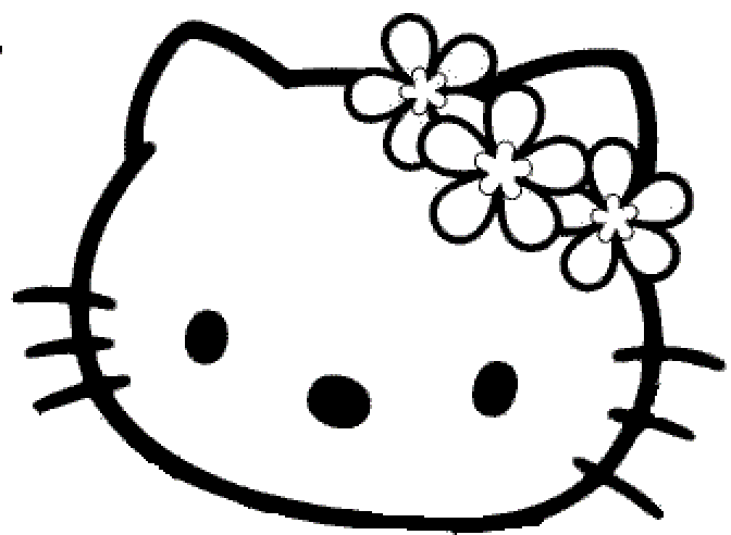 coloriage hello kitty  blog de ma nounou Christine à Cruas