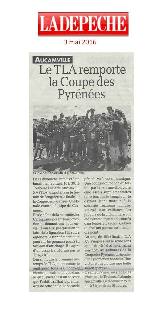 Rencontre a xv du 3 mai 2016