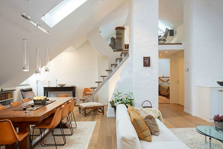 appartement-combles-idées-décoration-séjour