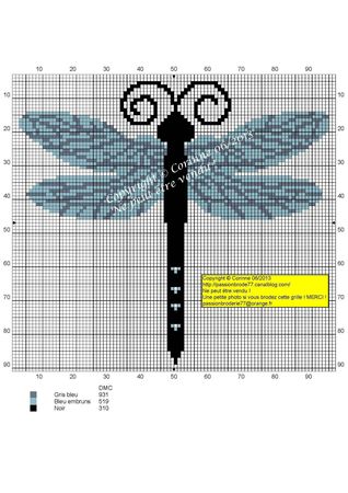 Libellule bleue copie