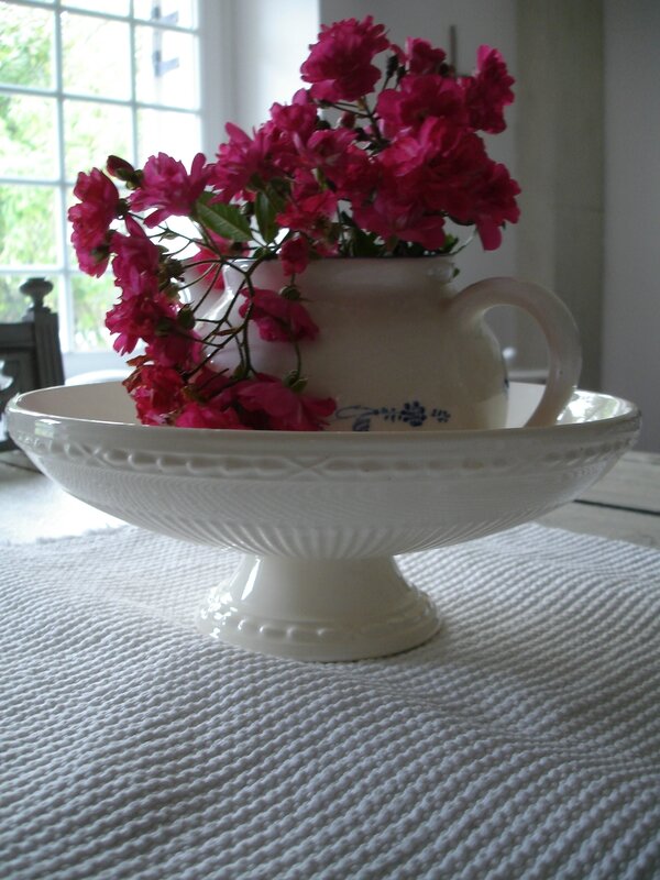 Coupe à fruit blanche