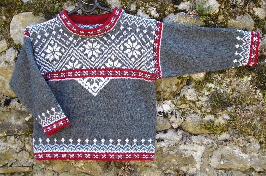 modele tricot norvegien