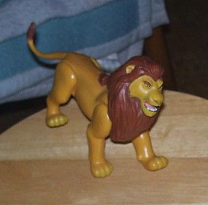 Disney  figurine le Roi Lion  Rafiki le singe  en caoutchouc / Archine