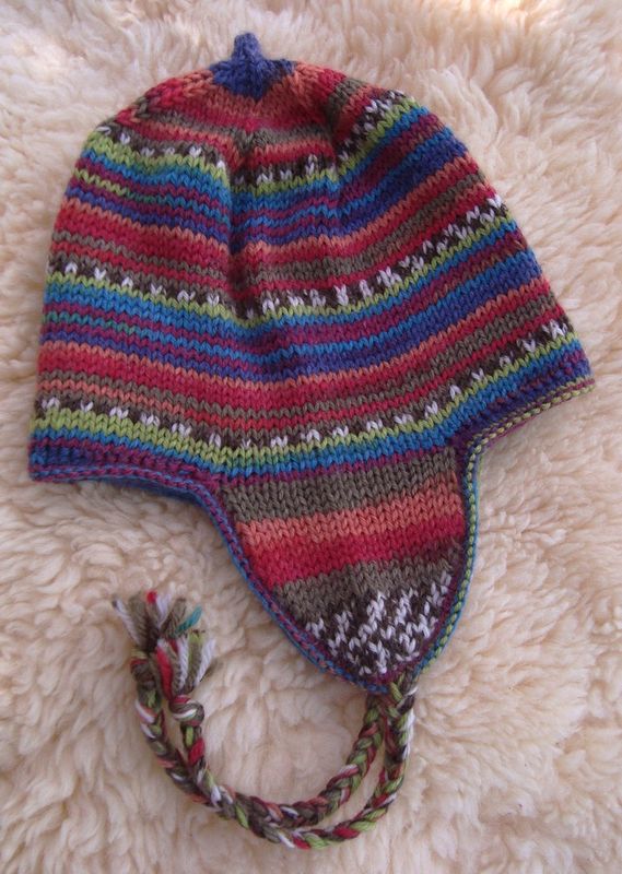 tricoter un bonnet peruvien