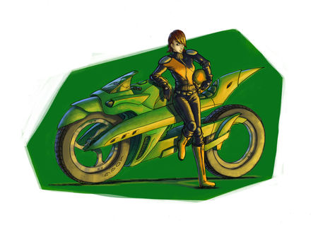 super_bike_green