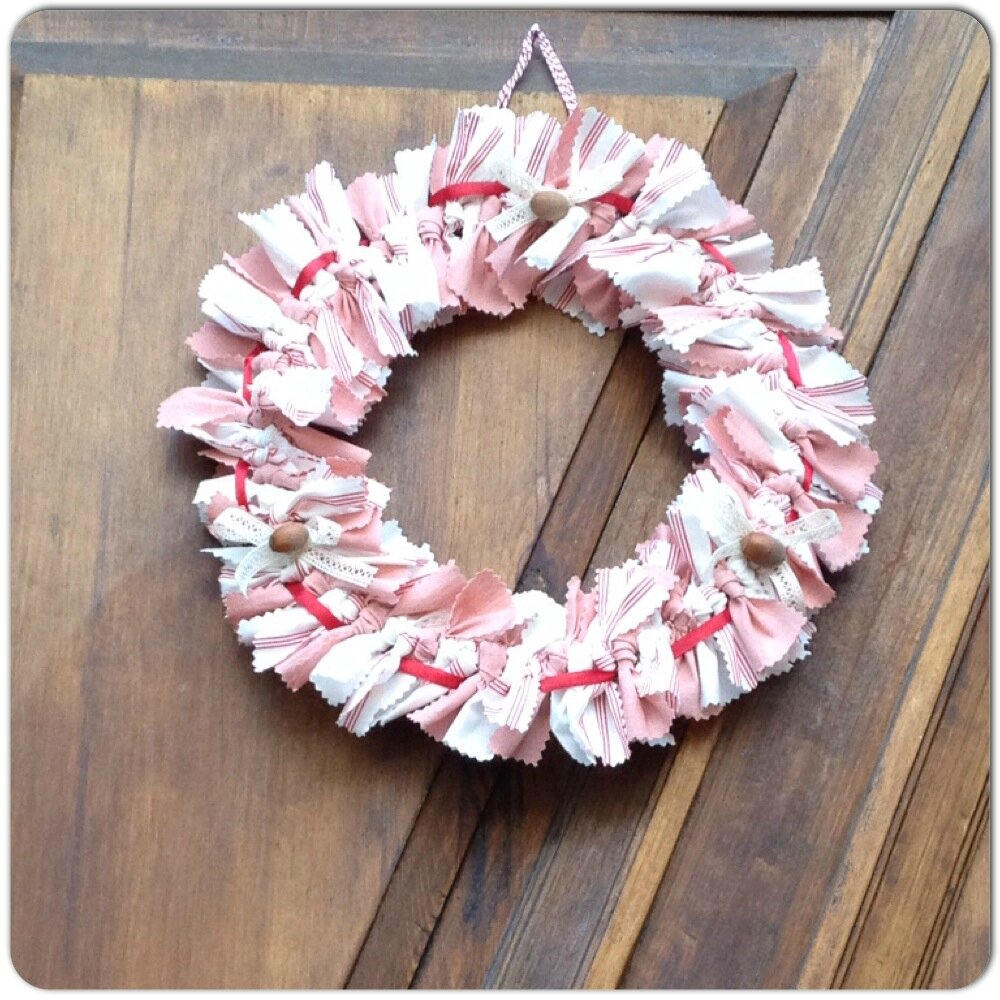 Diy, votre couronne de l'avent en tissus... ma petite fabrik...