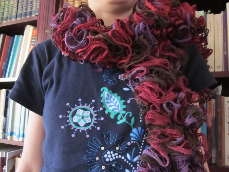 comment tricoter un foulard volante