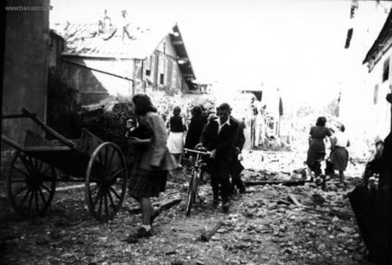 villas bisontines bombardement 16 juillet 1943