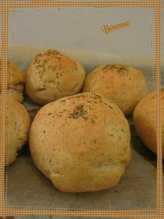 Petits pains au seigle et huile d'olive