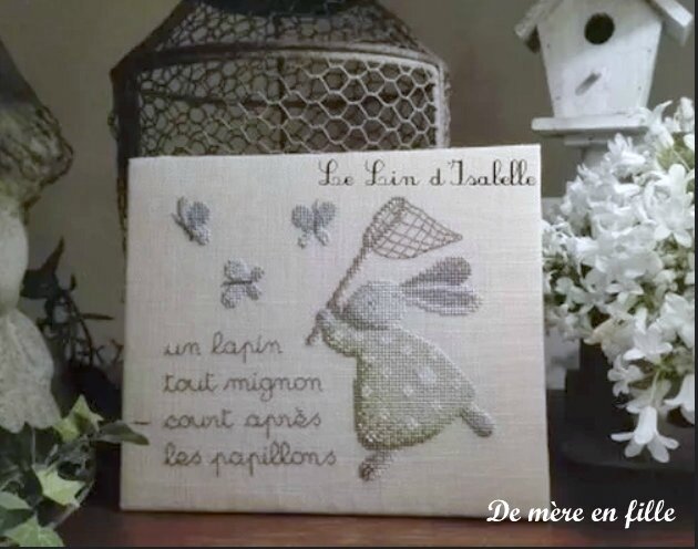lapin et papillons