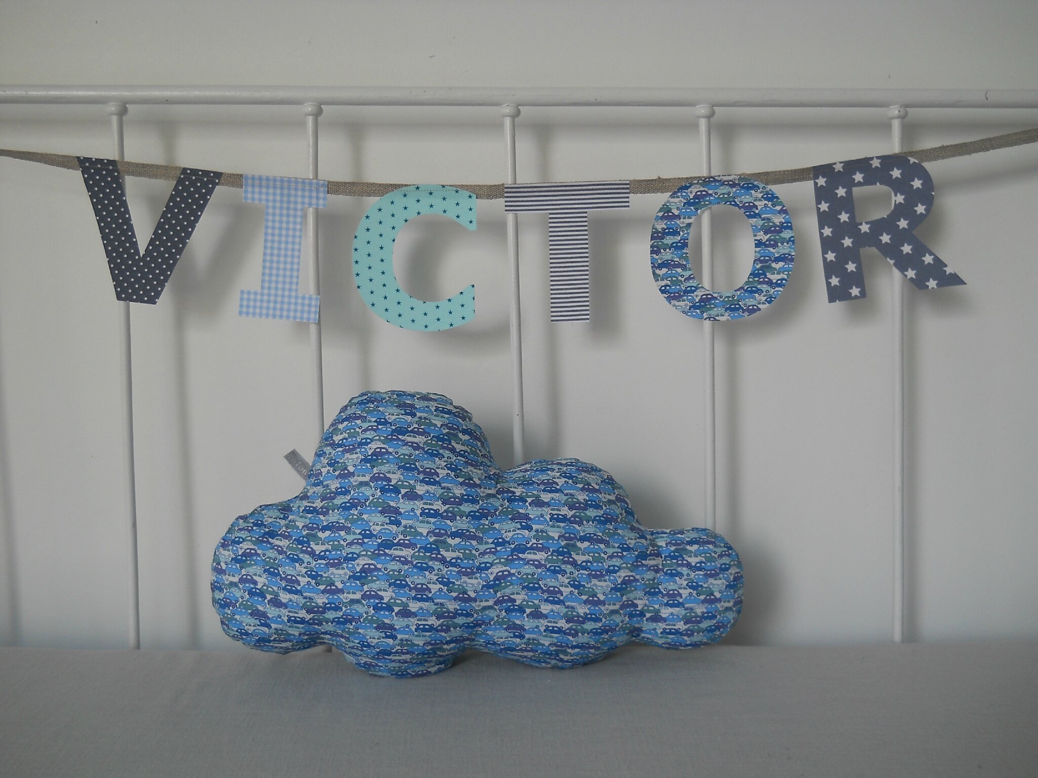 Déco tissu chambre bebe