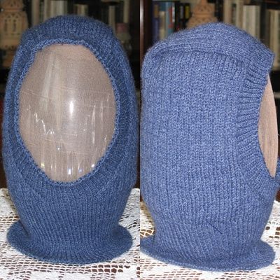 tricoter une cagoule pour homme