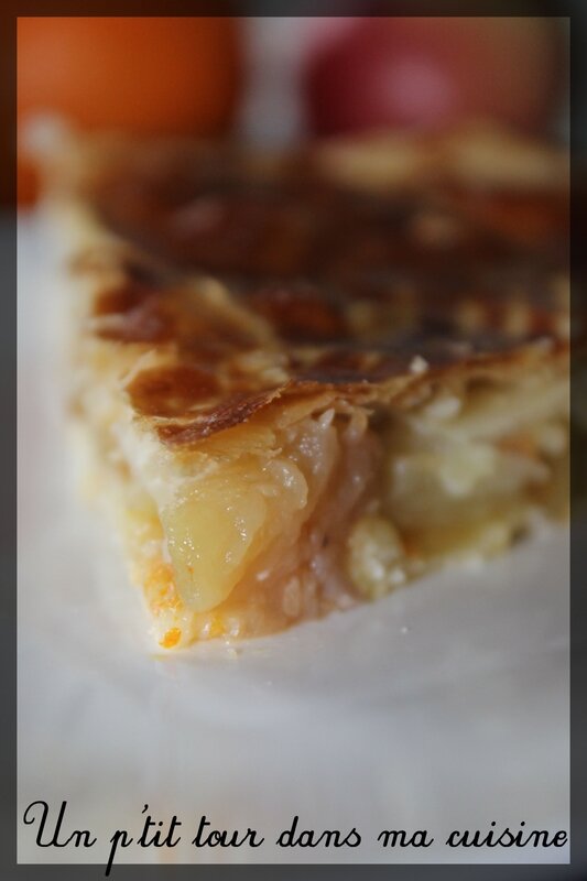 Galette rois pomme orange4