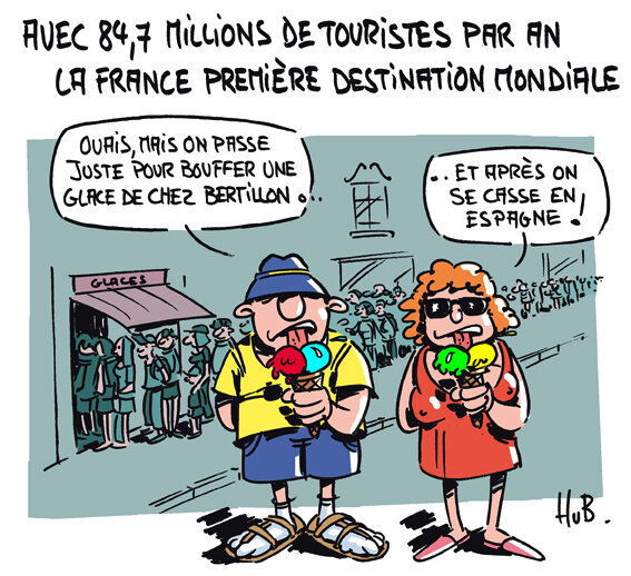 847 Millions De Touristes Par An En France Mes Dessins Dactu Dhumour Et Autres Pensées 7914