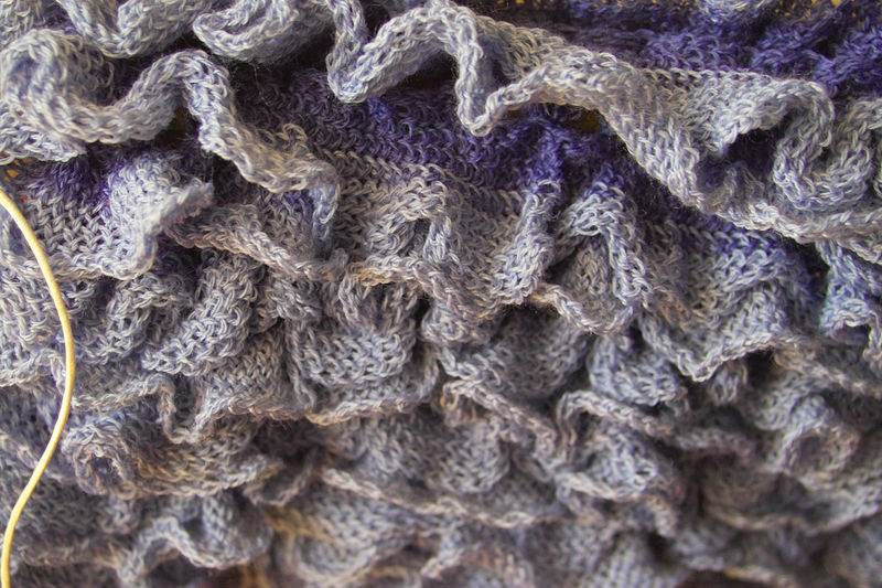 comment tricoter une echarpe spirale