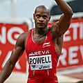 6/10. Le Jamaïcain Asafa Powell remporte le 100 m au meeting Areva.
