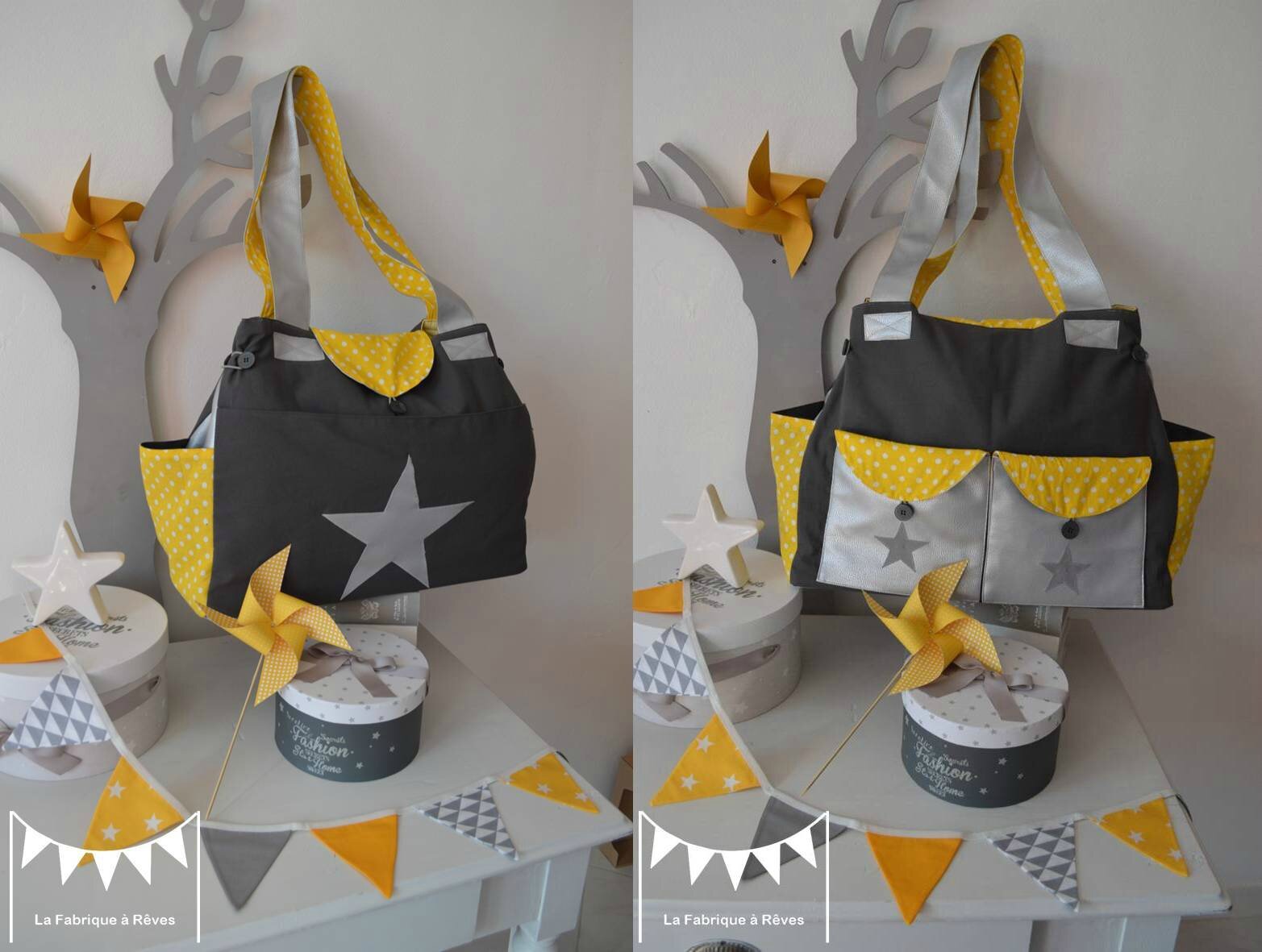 Linge de lit décoration et articles textiles bébé jaune, gris ...