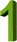 chiffre-1-en-vert