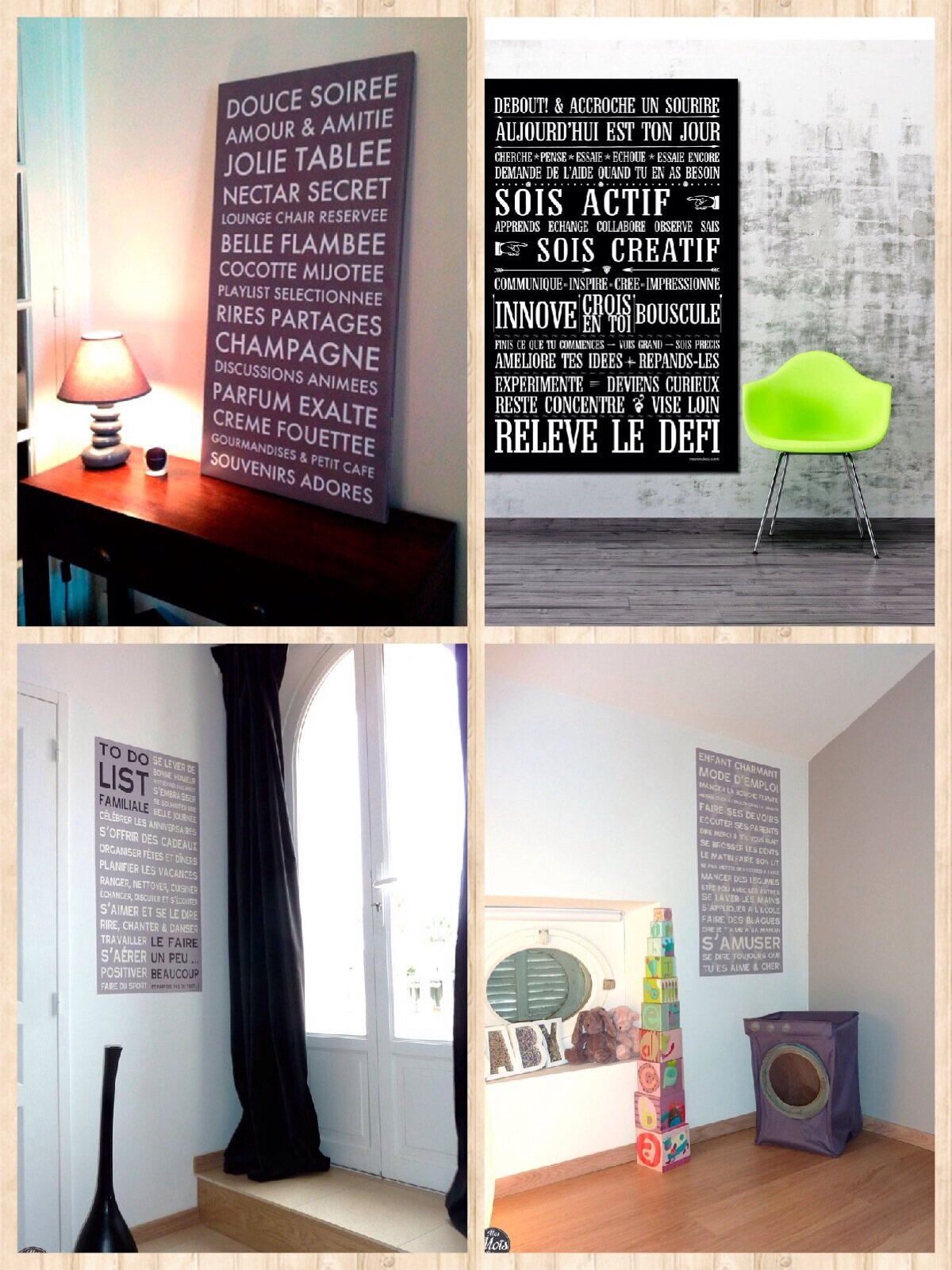 Déco d' intérieur "adhésive" avec mesmotsdeco.com shopping ...