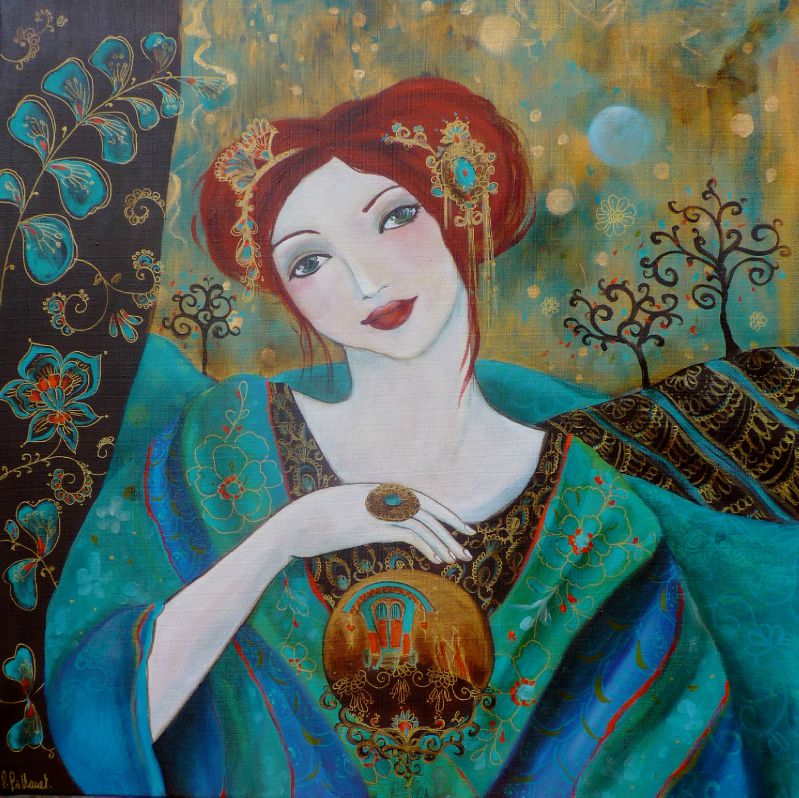 par les chemins,par les vallons,nous irons60x60cm