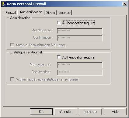 Kerio_Authentification