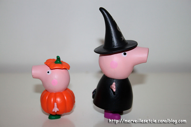 Mes figurines Peppa Pig Halloween - Mon coffre aux merveilles