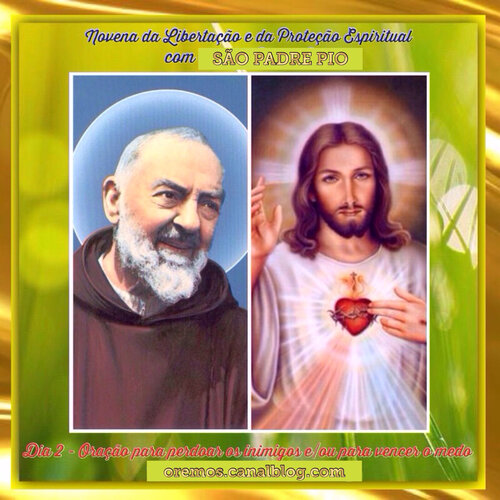 ORAÇÃO DE PADRE PIO - Fica Senhor comigo - OREMOS - Orações