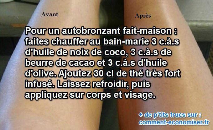 autobronzant-recette