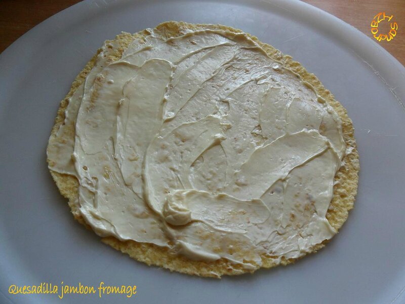 Quesadilla jambonfromage BZH SANDRA