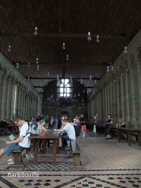 réfectoire mont st Michel