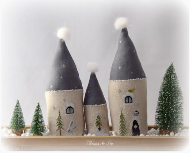 trio de nichoirs en plein hiver 1