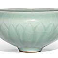 A 'Longquan' celadon alms bowl, Southern Song dynasty
