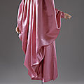 Cristobal Balenciaga (Spanish, 1895–1972), Evening wrap, 1954–55. Pink silk faille. Gift of Baroness Philippe de Rothschild, 1973 (1973.21.3) © 2000–2013 The Metropolitan Museum of Art.