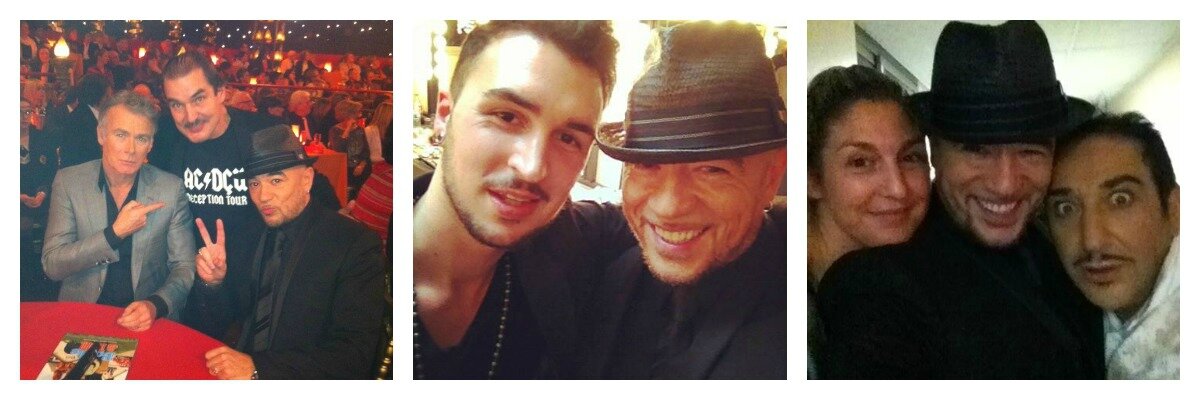 Jeff Panacloc et Jean Marc Avec Pascal Obispo au Grand Cabaret